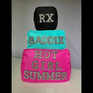 Girls Custom Cosmetic Bag, Gifts For Travelers, Baddies Summer Gifts for Her